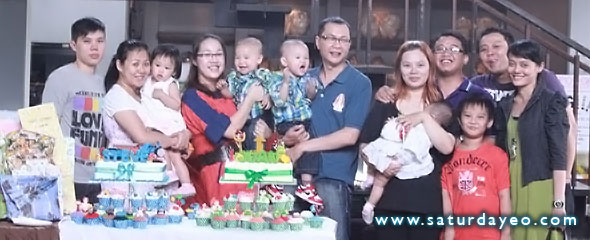 Steve 2nd & Juan 1st Birthday Party at Atmosphere Cafe Bandung